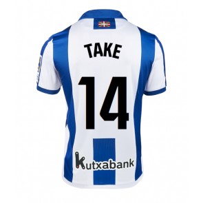 Billiga Real Sociedad Takefusa Kubo #14 Hemmatröja 2024-25 Kortärmad